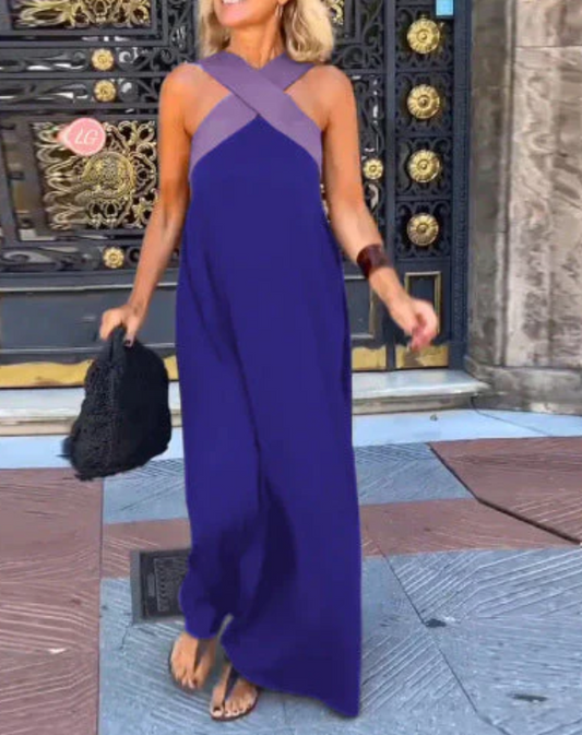 MARTINUCA™ Vestido de corte cruzado