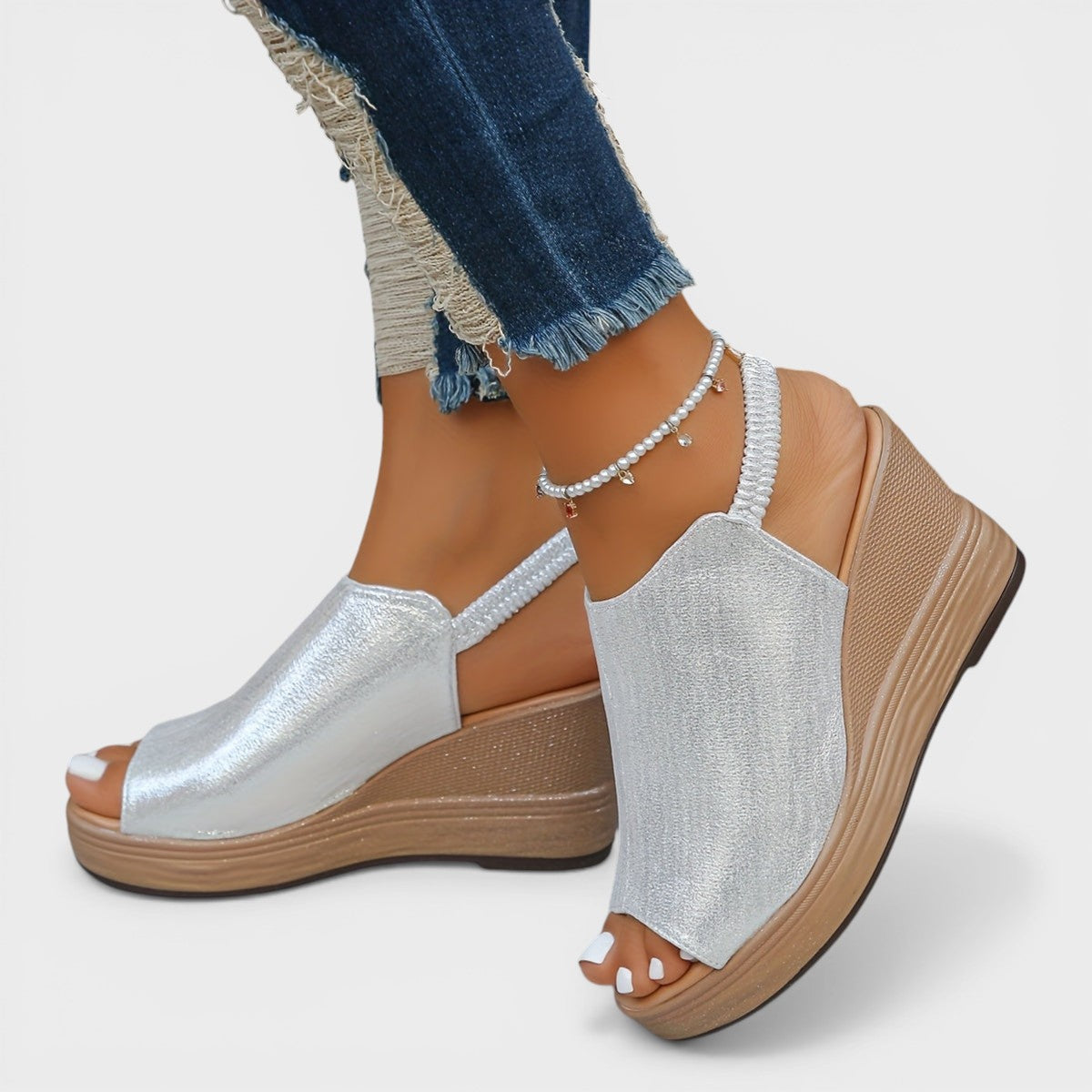ROSA™ |  Pies Felices: Sandalias Cuña Ortopédicas para una Comodidad Inigualable
