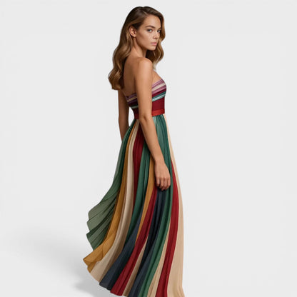 MONICA™  Elegante Fluidez: Vestido Max 