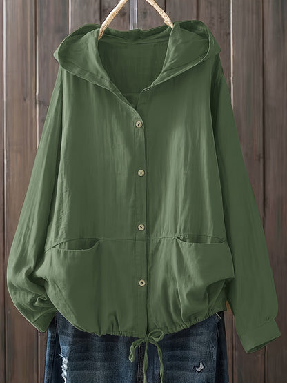 Antonia | Chaqueta con Capucha que Ajustas a tu Cintura