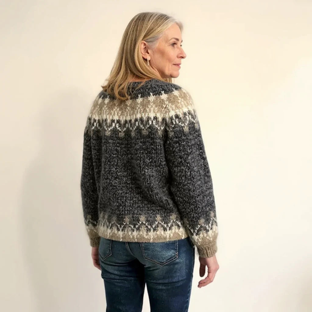 SHEILA™ | SUÉTER VINTAGE DE PUNTO ISLANDÉS