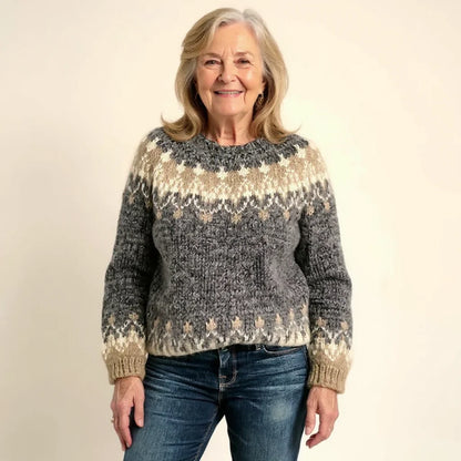 SHEILA™ | SUÉTER VINTAGE DE PUNTO ISLANDÉS
