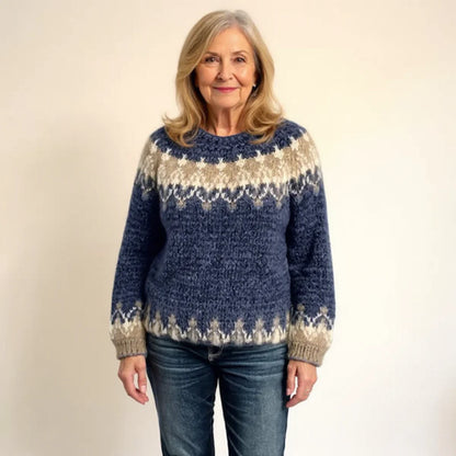 SHEILA™ | SUÉTER VINTAGE DE PUNTO ISLANDÉS
