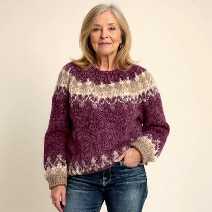 SHEILA™ | SUÉTER VINTAGE DE PUNTO ISLANDÉS