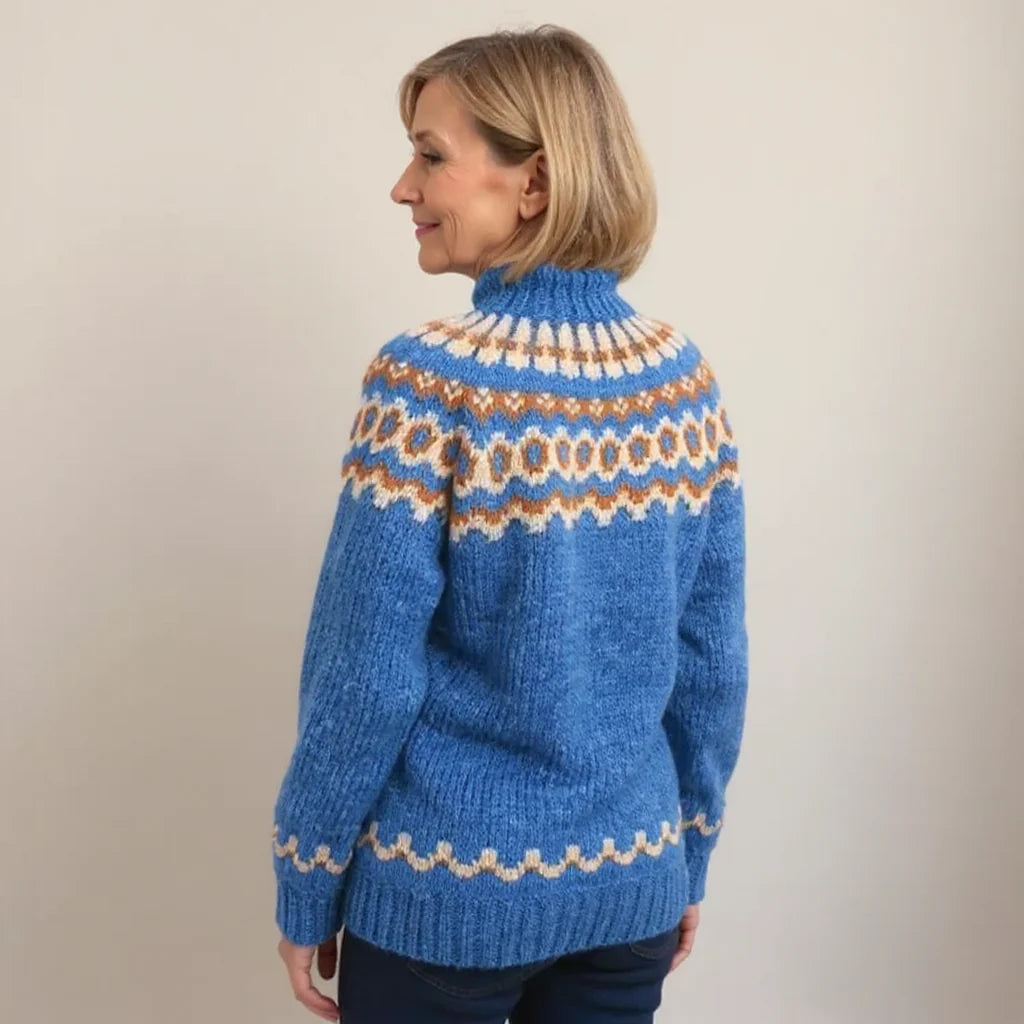 ELENA™ | SUÉTER VINTAGE DE PUNTO ISLANDÉS