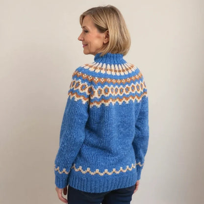 ELENA™ | SUÉTER VINTAGE DE PUNTO ISLANDÉS