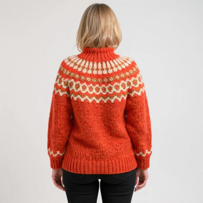 ELENA™ | SUÉTER VINTAGE DE PUNTO ISLANDÉS