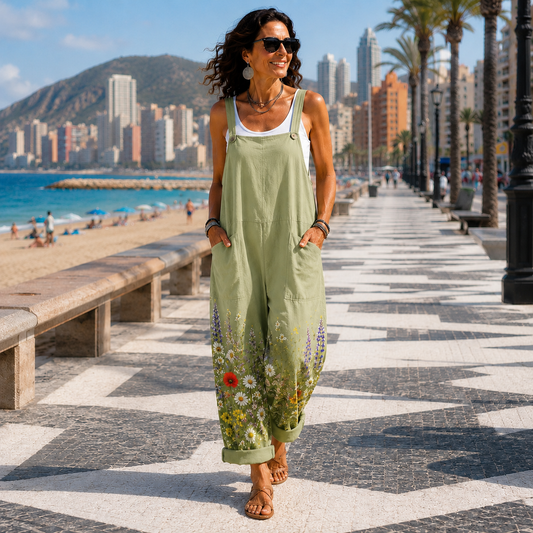 LORENA™ Mono con estampado de campos