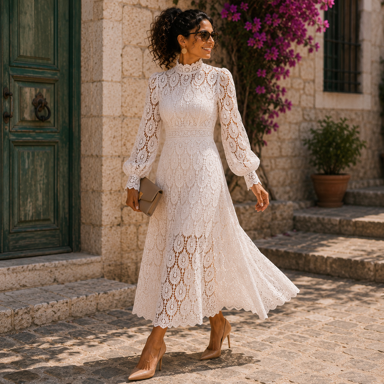 CLAUDIA™ Esencia de Elegancia: Vestido de Encaje