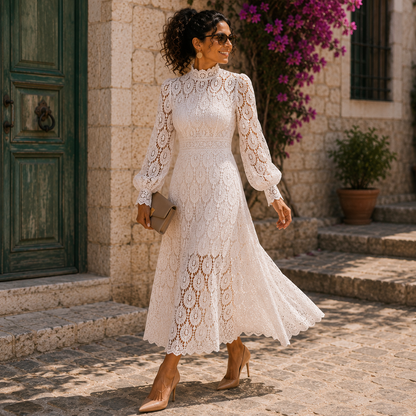 CLAUDIA™ Esencia de Elegancia: Vestido de Encaje