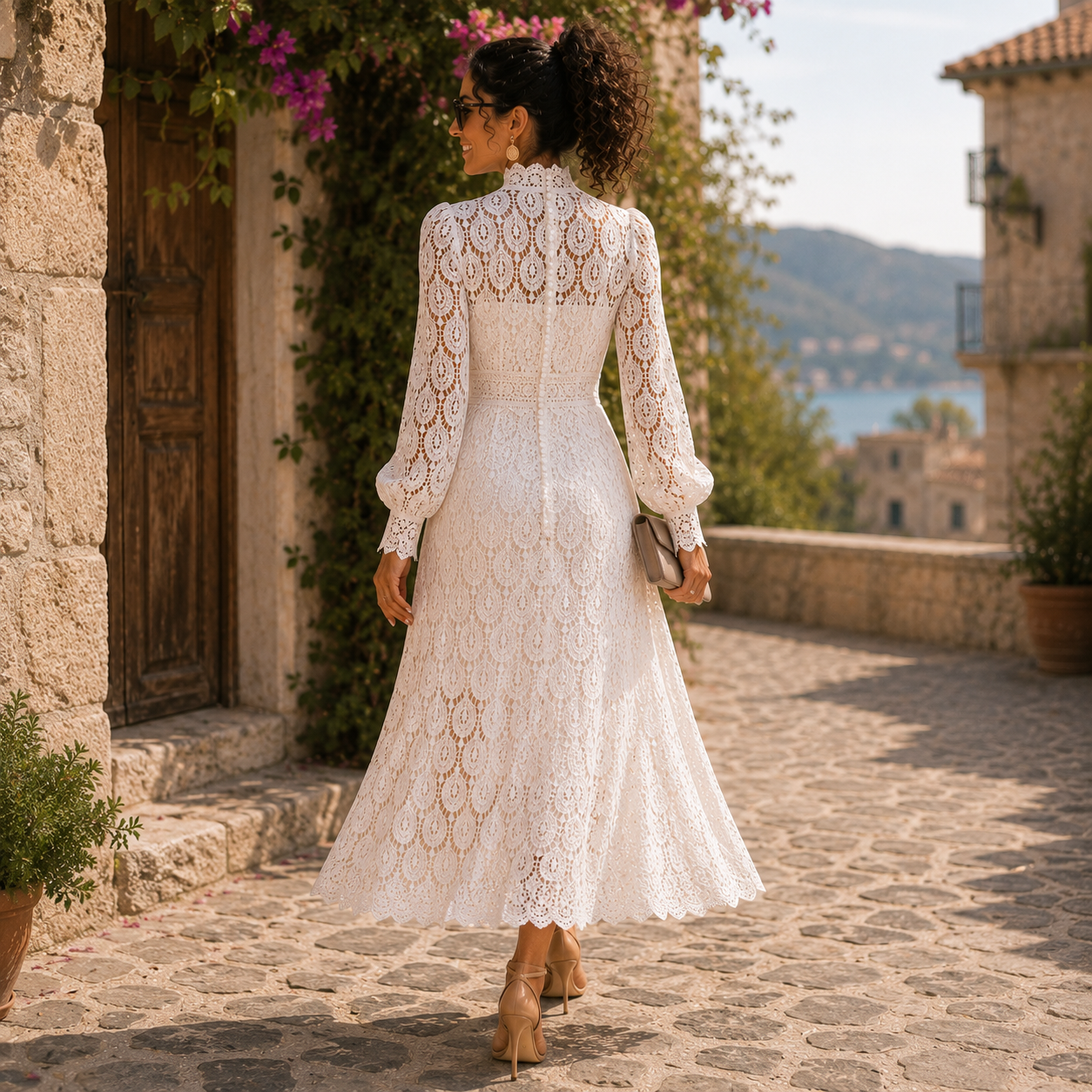 CLAUDIA™ Esencia de Elegancia: Vestido de Encaje