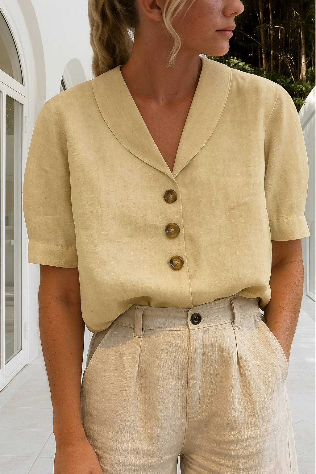 VALERIA™ Blusa Éterea Elegancia: Deslumbrante y Sofisticada