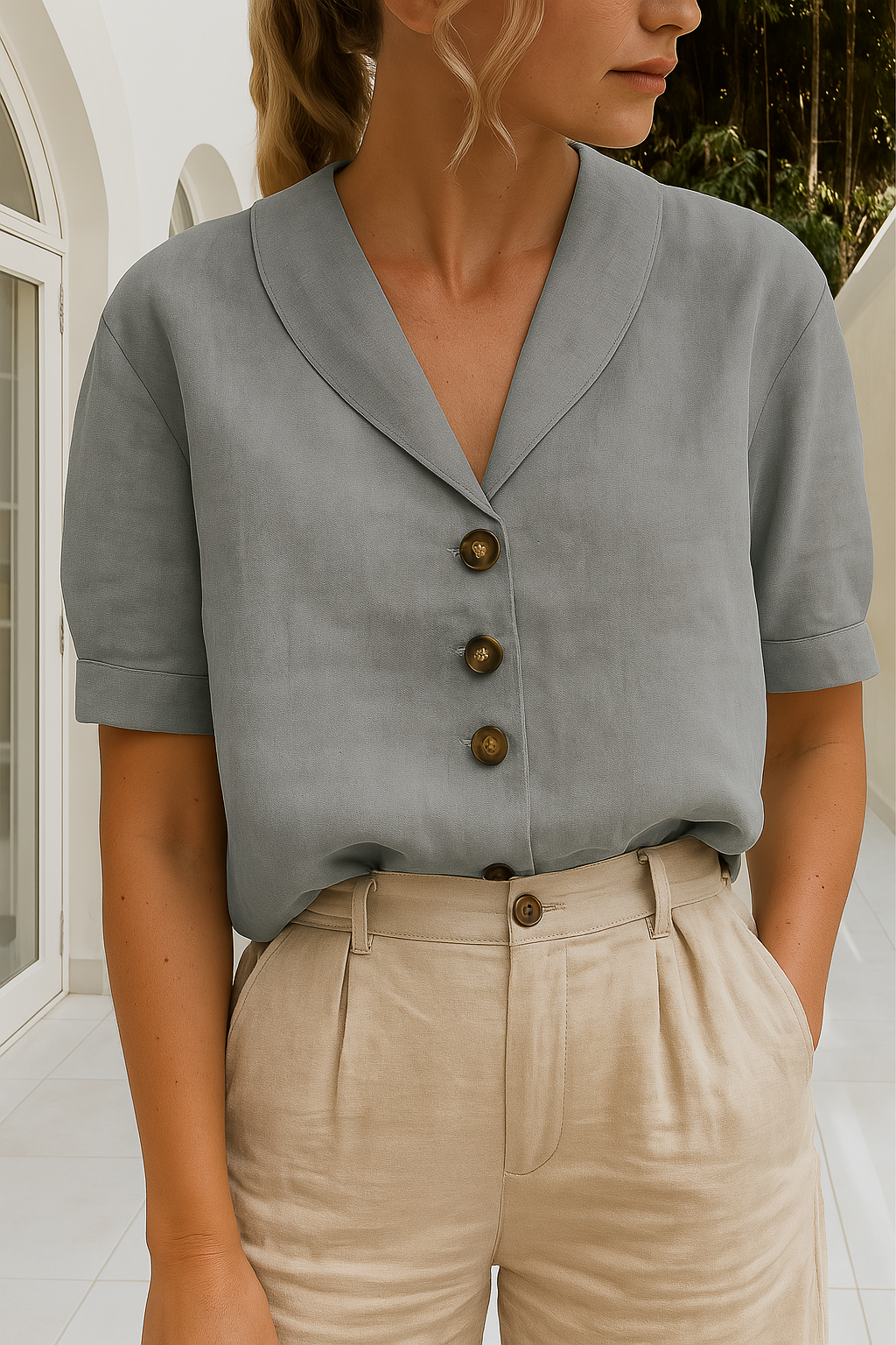 VALERIA™ Blusa Éterea Elegancia: Deslumbrante y Sofisticada