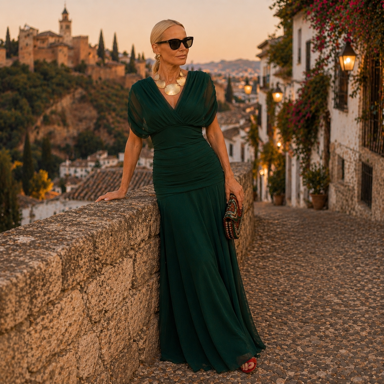 FERNANDA™ Vestido Santana estilo que perdura