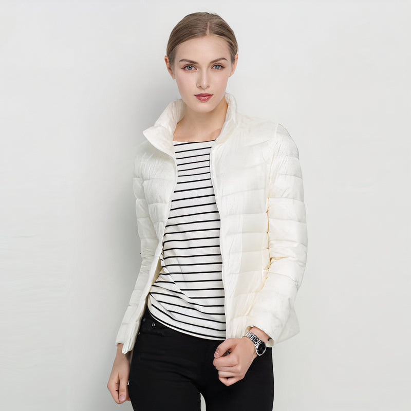Ilse | Chaqueta Acolchada Ligera con Cuello Alto