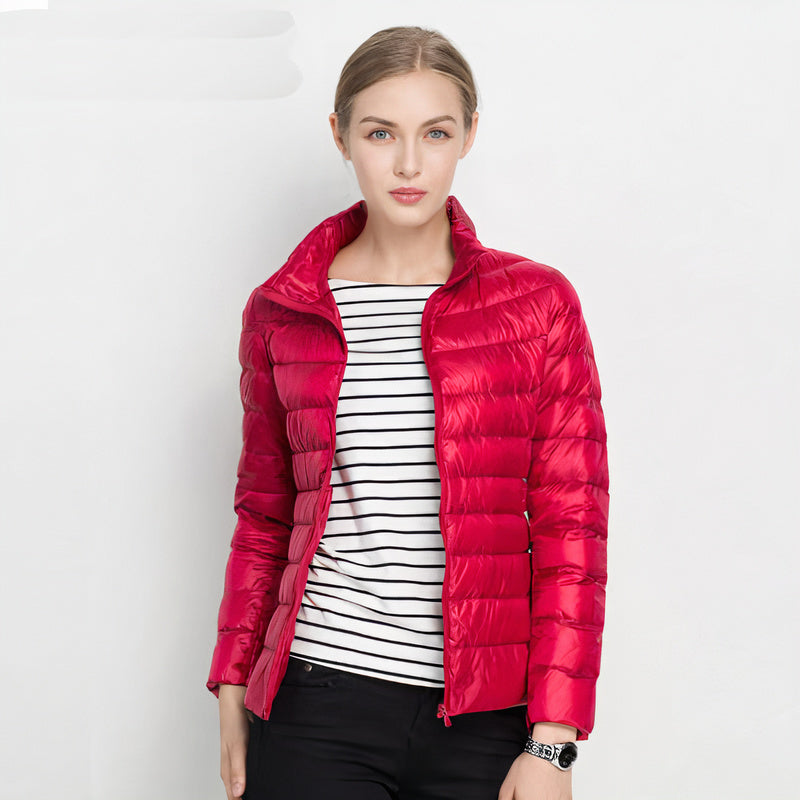 Ilse | Chaqueta Acolchada Ligera con Cuello Alto