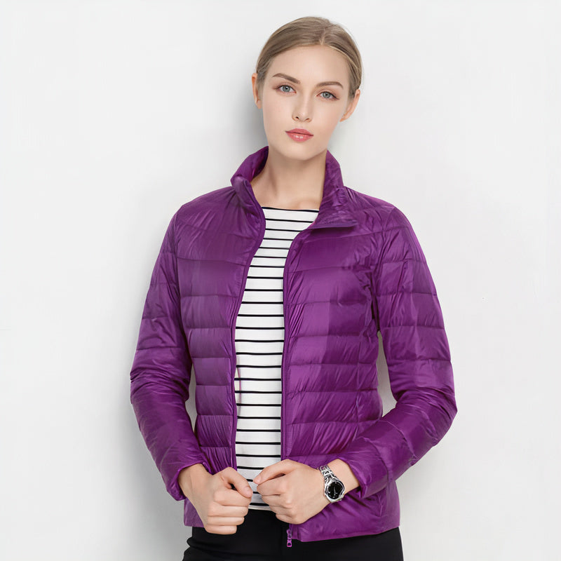 Ilse | Chaqueta Acolchada Ligera con Cuello Alto