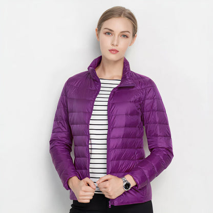 Ilse | Chaqueta Acolchada Ligera con Cuello Alto