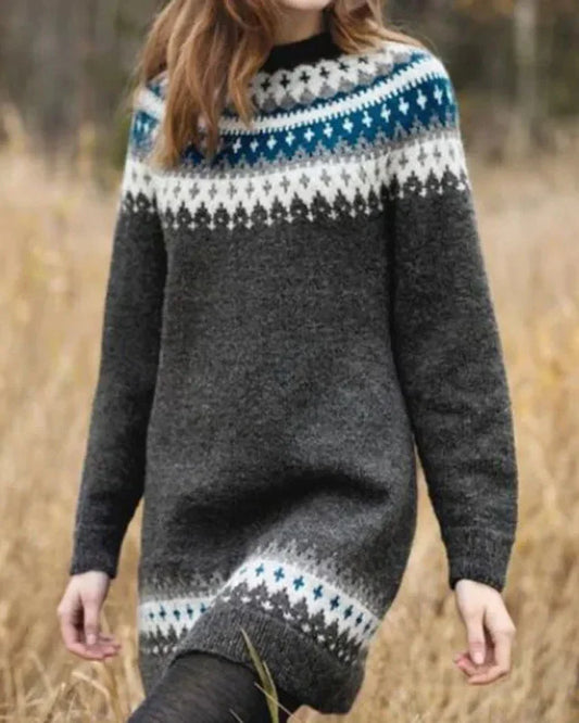JULIA™ | SUÉTER VINTAGE DE PUNTO ISLANDÉS