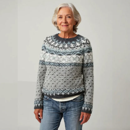 LAURA™ | SUÉTER VINTAGE DE PUNTO ISLANDÉS