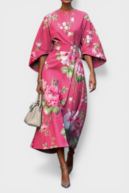 ROCIO™ Florece con Elegancia: Vestido Floral 