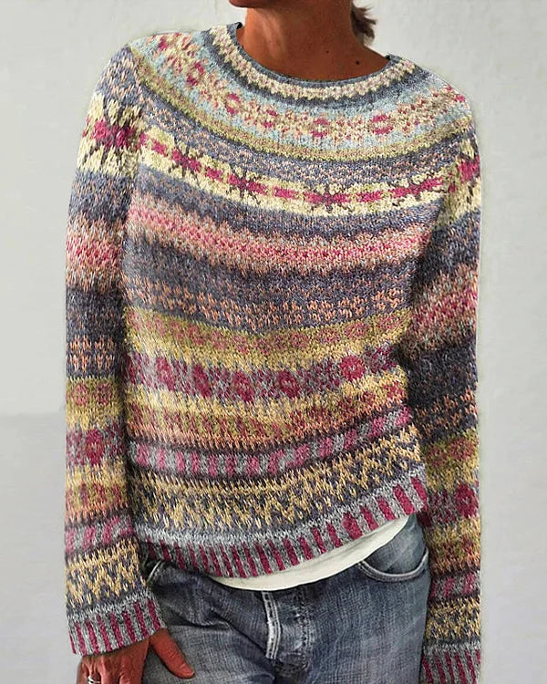 MAICA™ | SUÉTER VINTAGE DE PUNTO ISLANDÉS