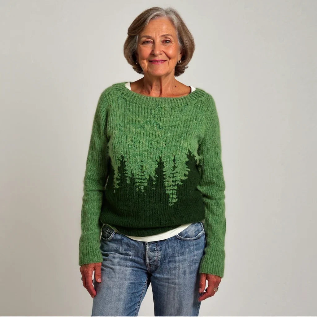 MERLINA™  SUÉTER VINTAGE DE PUNTO ISLANDÉS