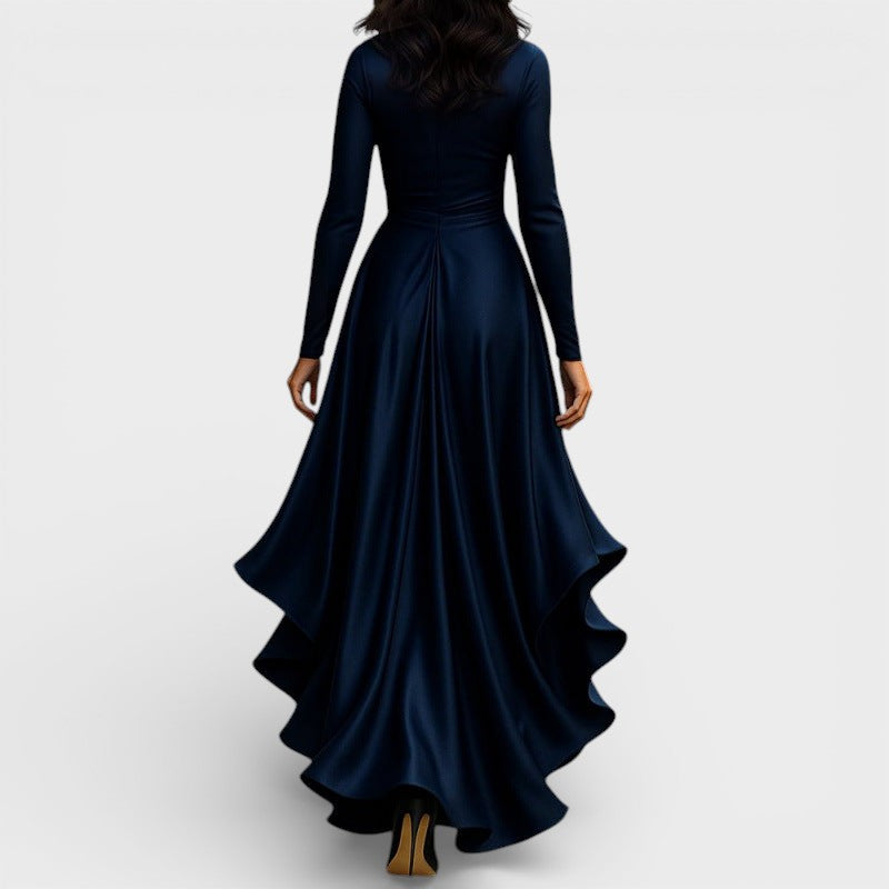 MERI™  Elegante Vestido Largo Fluido: Derrocha Estilo y Sofisticación
