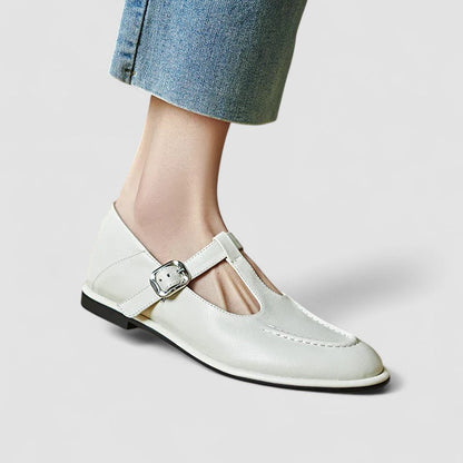 ATENEA™ | Zapatos ortopédicos Mary Jane de tacón bajo