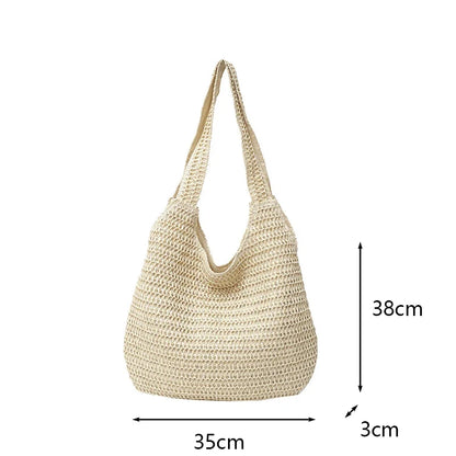 Carmina Bolso Tote de Rafia