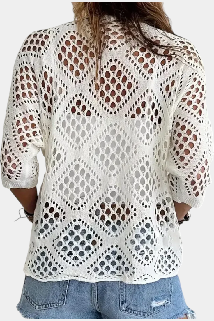 FERNANDA™ Encanto de Encaje: Blusa para deslumbrar