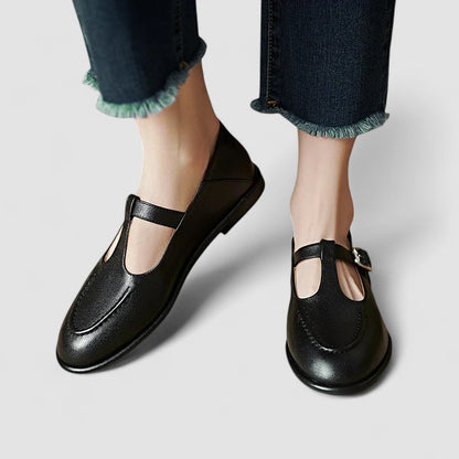 ATENEA™ | Zapatos ortopédicos Mary Jane de tacón bajo