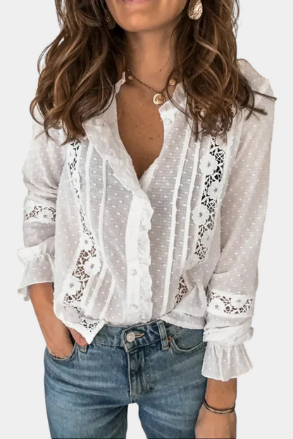 NOELIA™ Blusa Encantadora Susurro de Elegancia