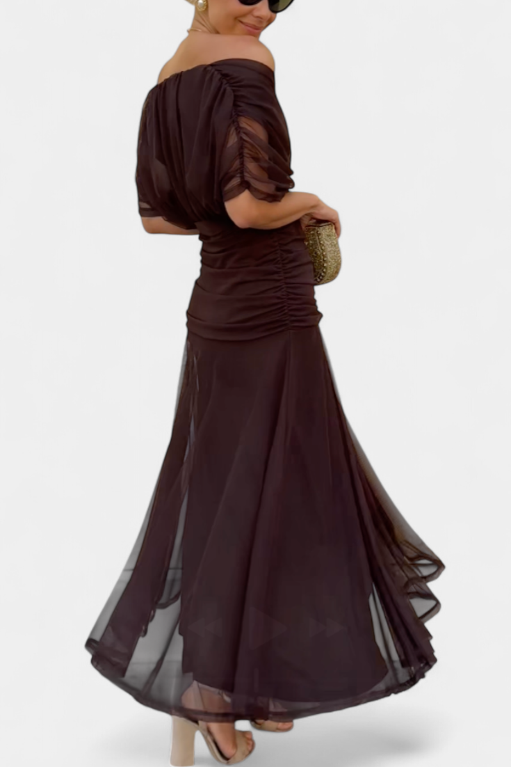 NEREA™  Jardín en Flor Vestido Largo con Escote en V