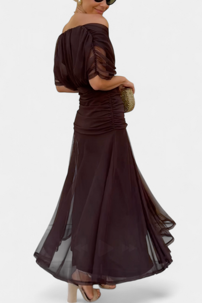 NEREA™  Jardín en Flor Vestido Largo con Escote en V