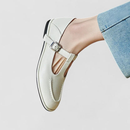 ATENEA™ | Zapatos ortopédicos Mary Jane de tacón bajo