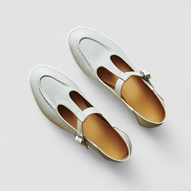 ATENEA™ | Zapatos ortopédicos Mary Jane de tacón bajo