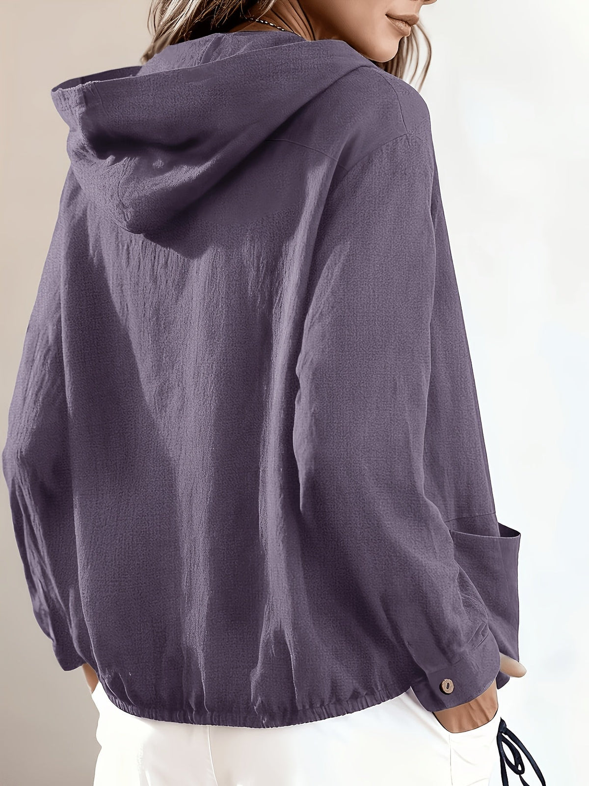 Antonia | Chaqueta con Capucha que Ajustas a tu Cintura