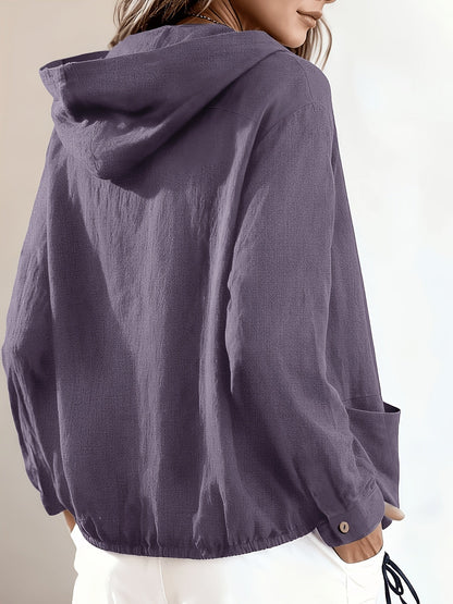 Antonia | Chaqueta con Capucha que Ajustas a tu Cintura
