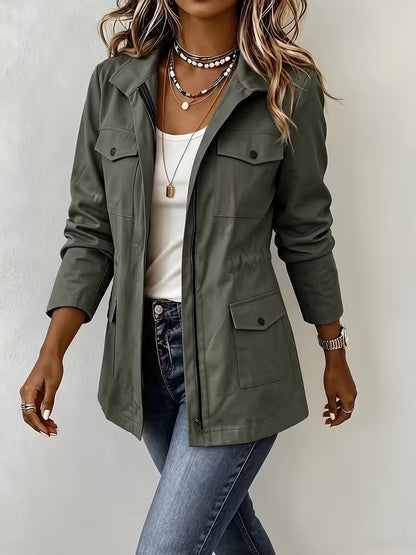 Renata | Chaqueta Utilitaria con Bolsillos
