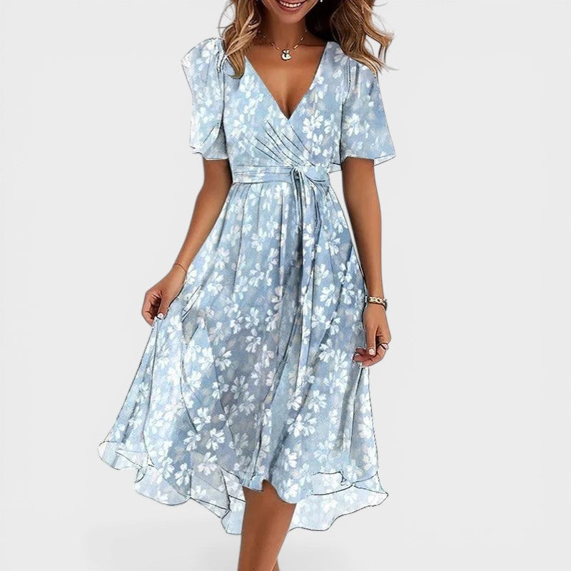 LUCIA™ Arcoiris de Elegancia: Vestido Colorido 