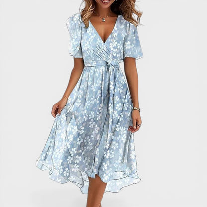 LUCIA™ Arcoiris de Elegancia: Vestido Colorido 