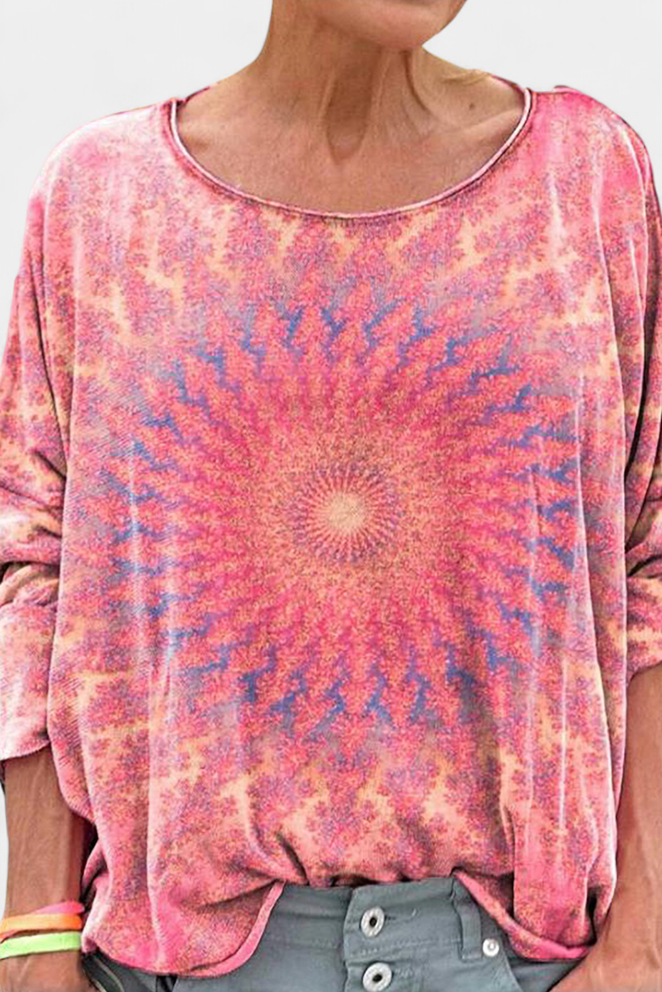 Blusa Bohemia Retro Omari: ¡Talla Oversized para un Estilo Único!