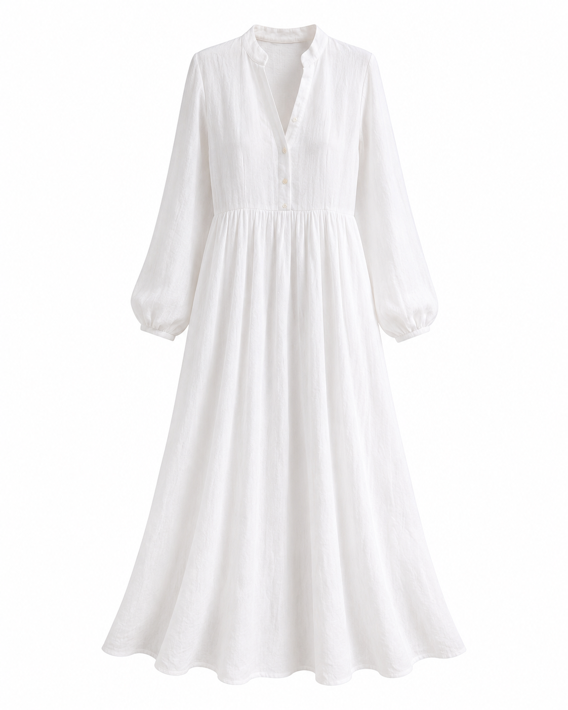 LUNA™ Vestido Bohemio de Algodón y Lino