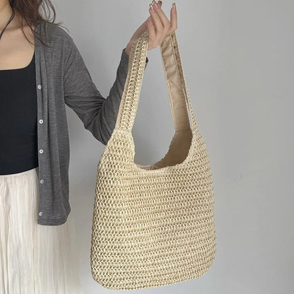 Carmina Bolso Tote de Rafia