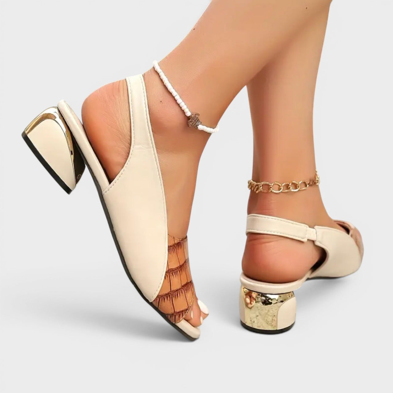 NADIA™ | Paso a Paso con Estilo: Sandalias de tacón bajo