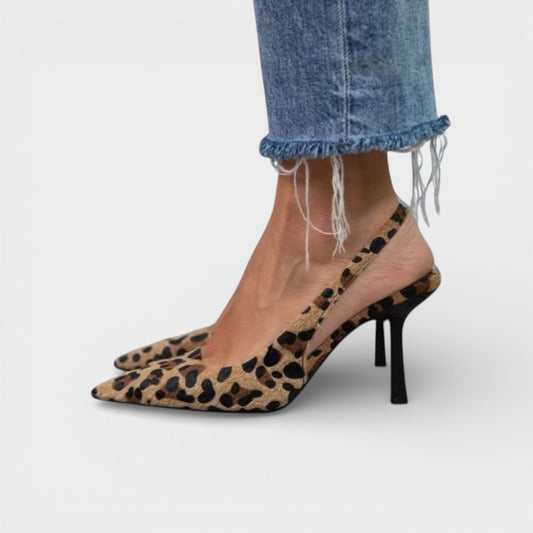 ARIADNA™ | Garra y elegancia Zapatos de tacón de leopardo