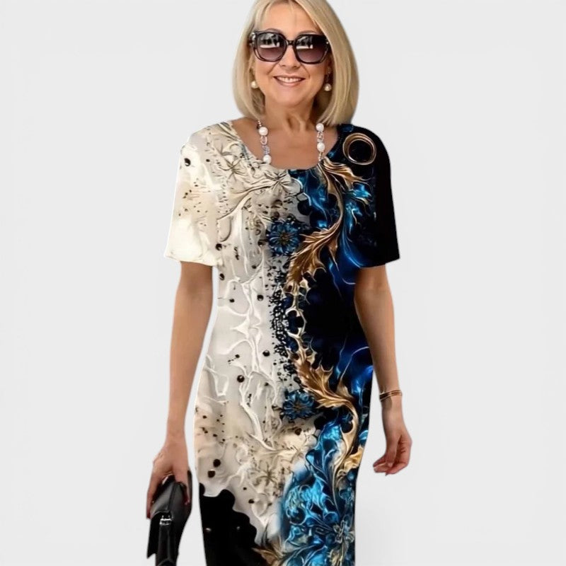 NORMA™ Máxima comodidad con estilo: Vestido estampado 
