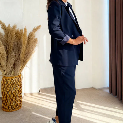 MILENA™ | CONJUNTO CLÁSICO: BLAZER Y PANTALÓN