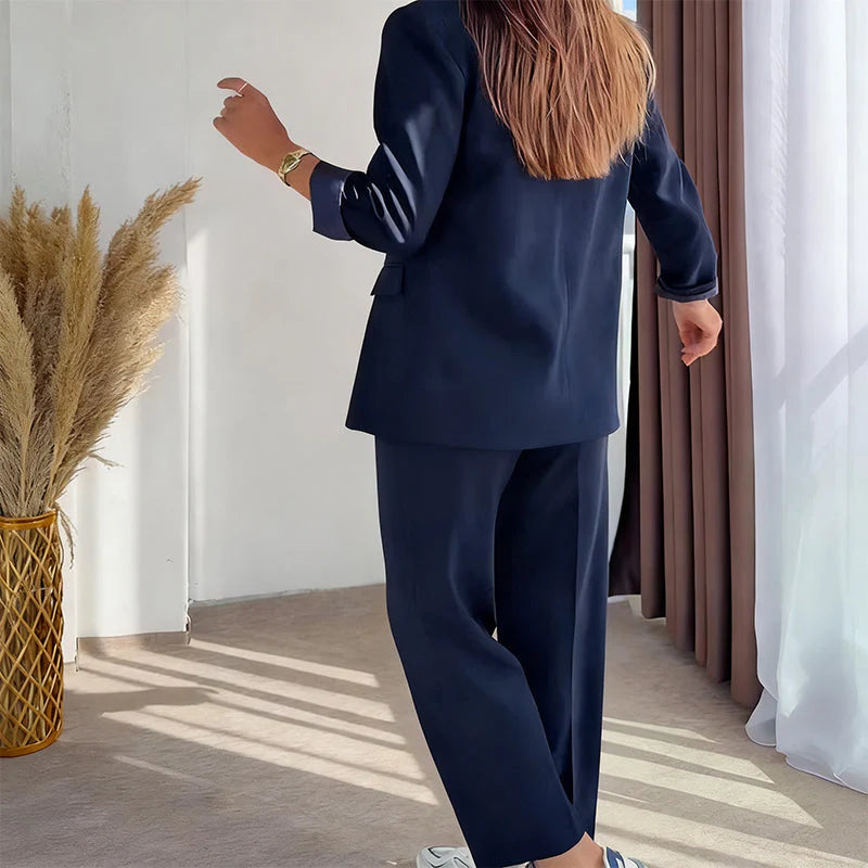 MILENA™ | CONJUNTO CLÁSICO: BLAZER Y PANTALÓN